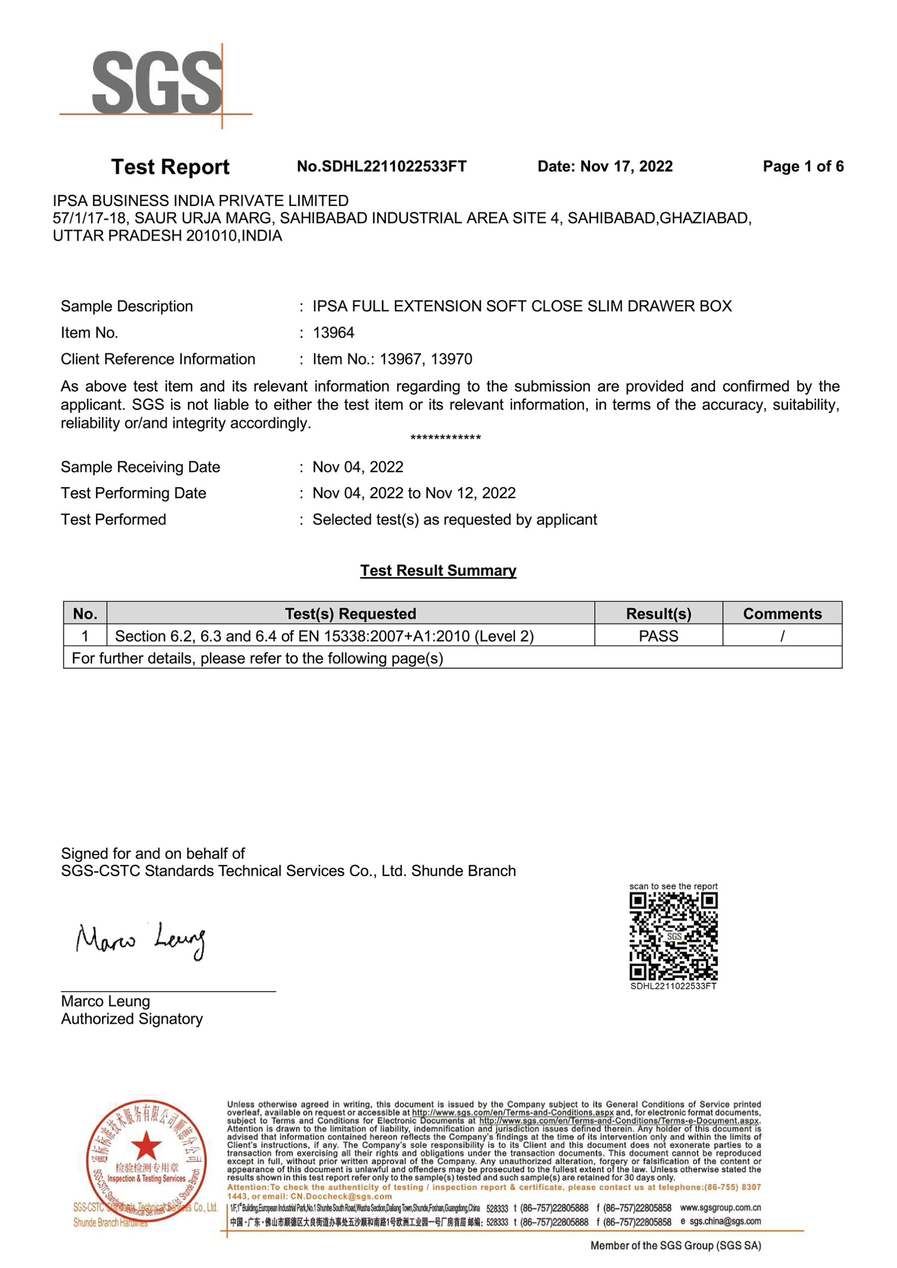 Quality & Environment - IPSA Group Architectural & Functional Hardware ...