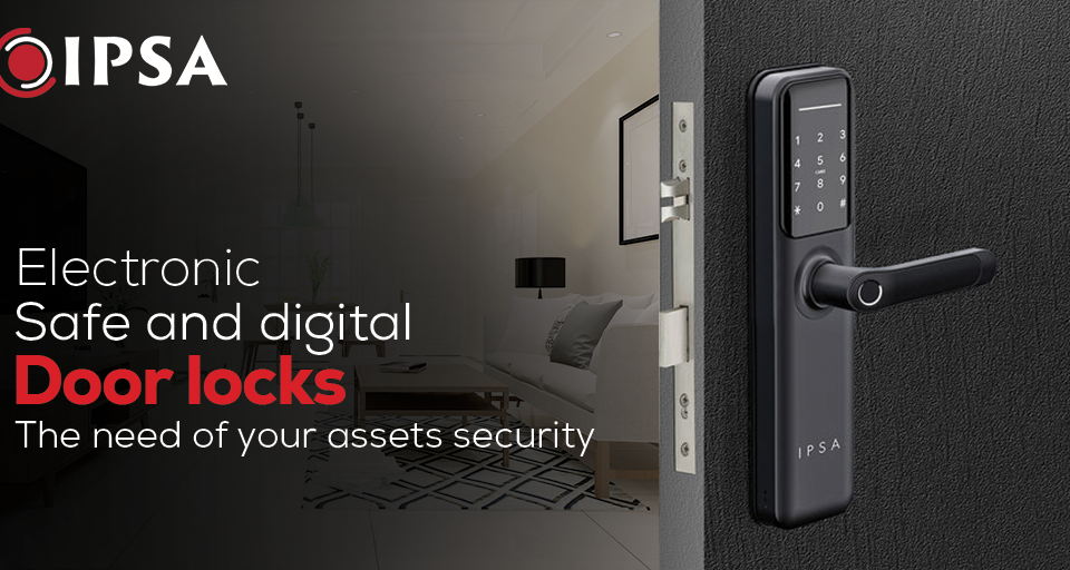 Electronic safe and digital door locks